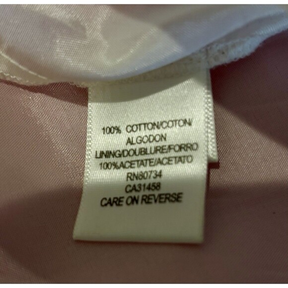 BCBGMAXAZRIA Pink White Rose Silver Sequin Spaghetti Strap Waist Belt Dress 6 - Picture 6 of 7